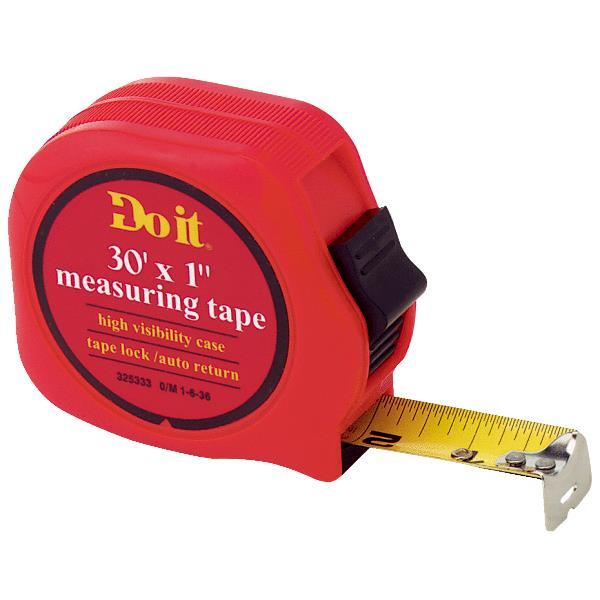  Do It Best  Power Tape Measure 30 Foot 1 Each 325333