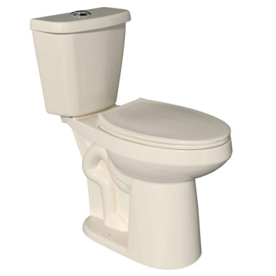 TOILET 2PC P-TRAP BONE T-F
