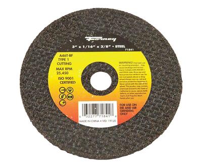  Forney  Cut Off Wheel  3 Inch  1 Each 71841