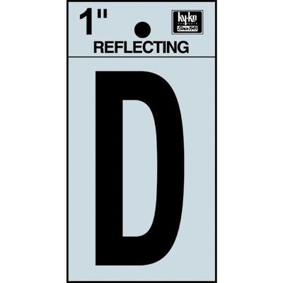  Hy-Ko Reflective Letter D 1 Inch  1 Each RV15/D