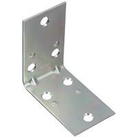  National Double Wide Corner Brace  2-1/2x1/2 Inch  Zinc 1 Each N285569
