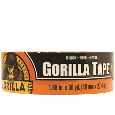 DUCT TAPE 1.88X30YD BLK M/D