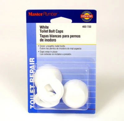 TOILET BOLT CAP WHT MP M/D