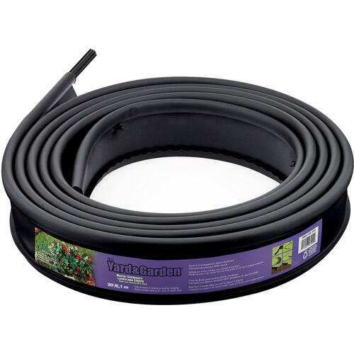  Master Mark  Lawn Edging 3-5/8 Inchx20 Foot  Black  1 Each 23920