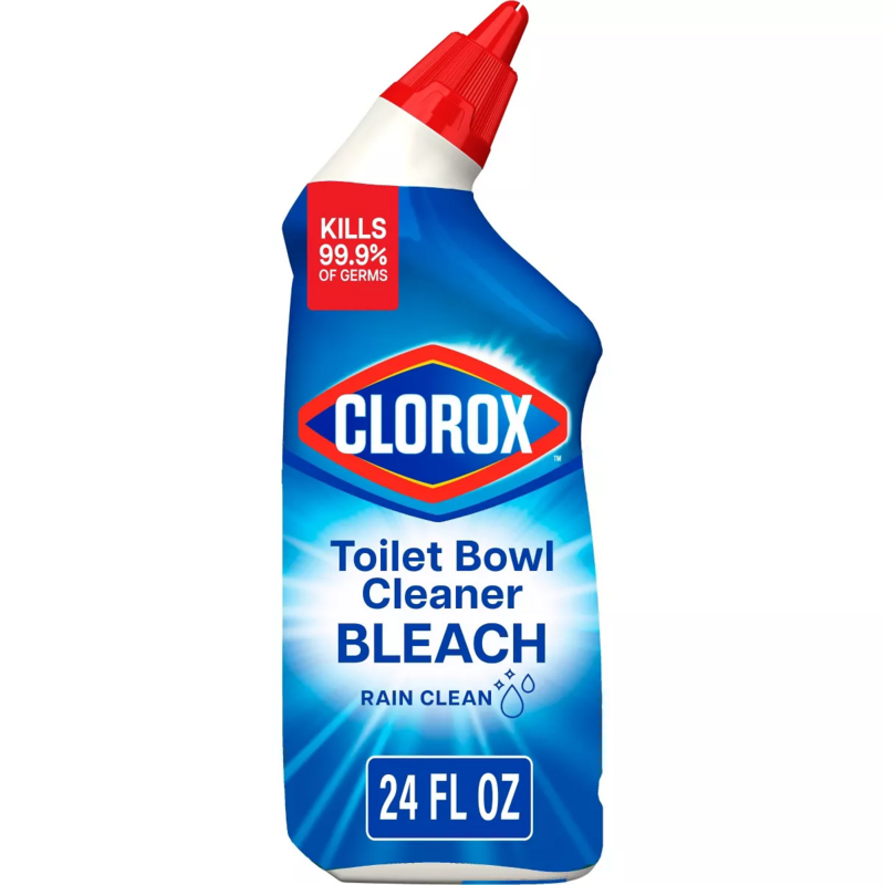 Clorox Toilet Bowl Cleaner With Bleach Rain Clean 24oz 1 Each CLX00938