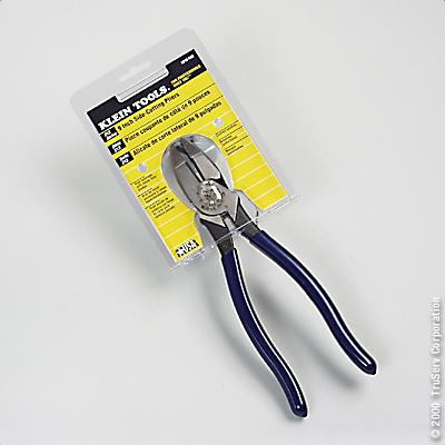 High-Leverage Side-Cut Linesman Pliers, 9 In.