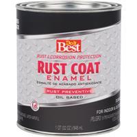  Do It Best  Rust Coat Oil Based Gloss Enamel 1 Quart Black  1 Each 771902