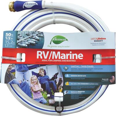 Swan Products Element Marine Hose 1/2 Inch 50 Foot White 1 Each CELMRV12050: $169.94