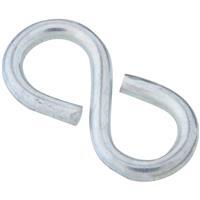 National Light Closed S Hook 1-1/4 Inch  Zinc 1 Each N121350