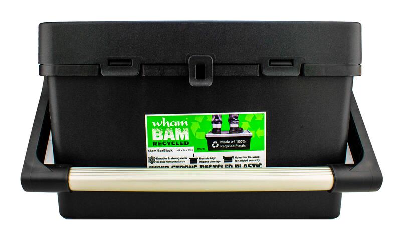  Wham Tool Box and Lid 46cm Black 1 Each 445240