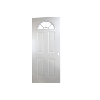 Prime Source Door Standard Bore Metal 4 Panel 36 Inch 1 Each