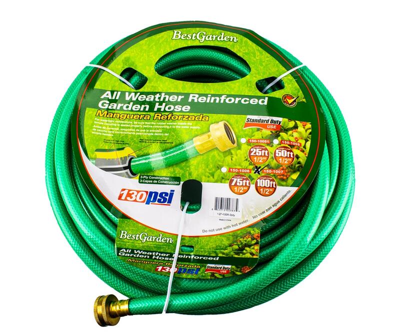  Best Garden Garden Hose 1/2 Inch 100 Foot Green 1 Each 1501007
