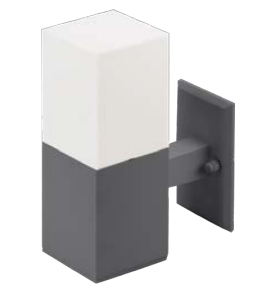 LAMP FLUSH MOUNT E27 60W GREY