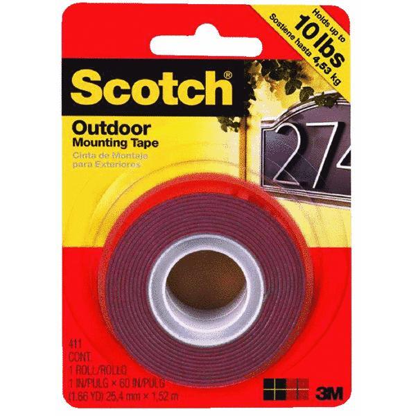  Scotch Mounting Tape 1 Inchx60 Yard 1 Roll  411DC-SF