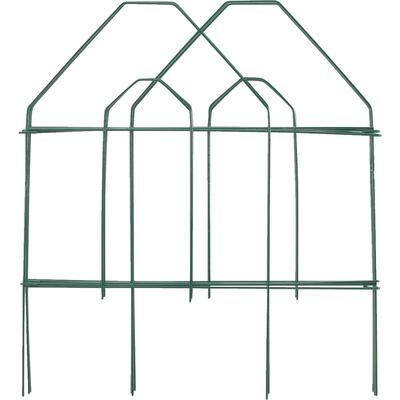 Do It Best Best Garden Folding Fence Wire Galvanized 8 Foot Green 1 Each 701033