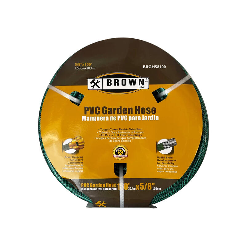 Brown USA Garden Hoe 5/8 xInch x 100 Feet 1 Each BRGH58100