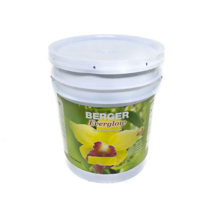 Berger Everglow Emulsion White 1 5gal P113465
