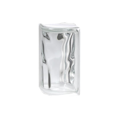  Seves Glass Blocks Glass Block  Clear Wave  1 Each BLSE111332