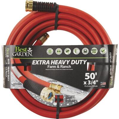  Best Garden Hot Water Hose 3/4 Inchx50 Foot  1 Each CDBSGHW34050