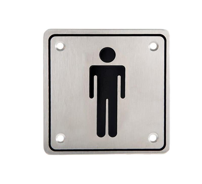 Toledo For Men Sign Plate Stainless Steel 1 Each T-TSP001SSS