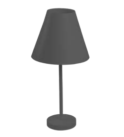 TABLE LAMP ALUM E27 60W GRAY