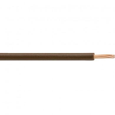 Electrical Cable Single Core 10mm Brown 1 Yard