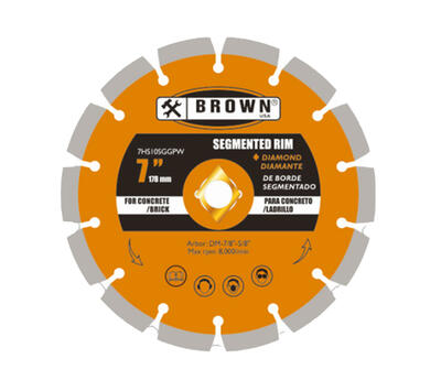  Brown USA Cutting Disc 4x7/8-5/8 Inch 0.08x10mm 1 Each 7HS10SGGPW