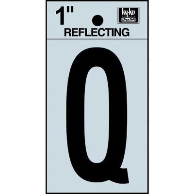  Hy-Ko Reflective Adhesive Letter Q 1 Inch  1 Each RV-15/Q