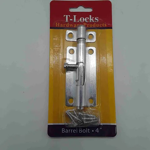  Toledo  Barrel Bolt  4 Inch  1 Each T-TFB110ZP