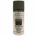 Easy Care Premium Decor Camouflage Enamel Spray Paint 12oz Forest Green 1 Each P