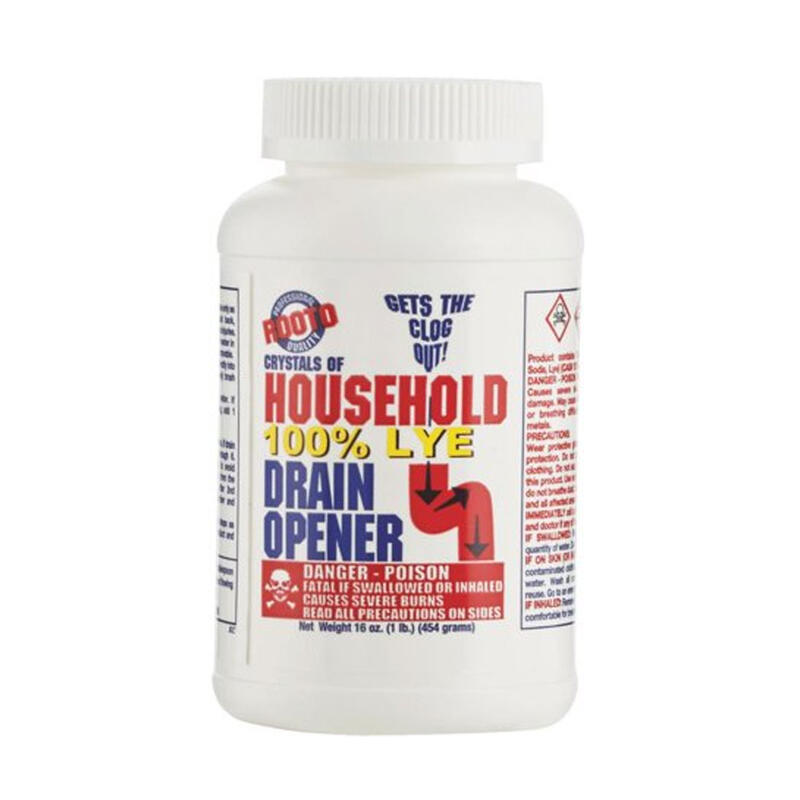 Rooto Crystal Lye Drain Opener 1lb 1 Each 1030