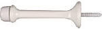  National Rigid Door Stop 3 Inch  White 1 Each N248-419