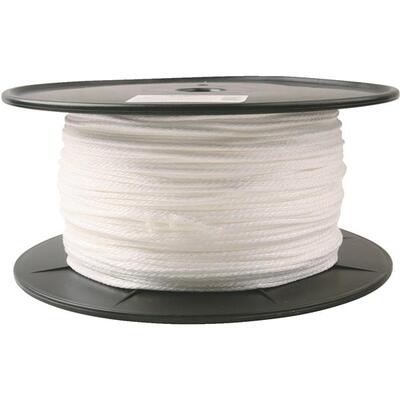  Do It Best  Braided Nylon Rope 1/8 Inchx1000 Foot  White 1 Foot 741059