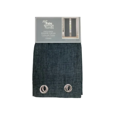 FAUX LINEN WINDOW CURTAIN