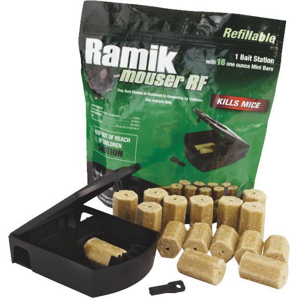 Neogen Ramik Mouser RF Refillable Mouse Bait Station  16oz 1 Each 000900