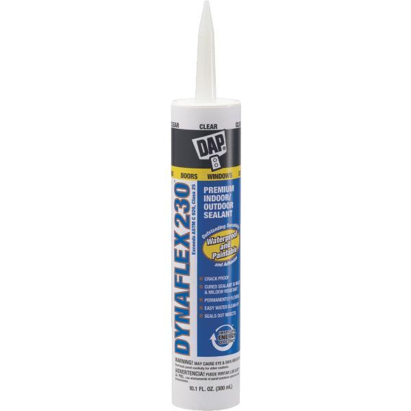 Dap Dynaflex Elastomeric Sealant 10.1 Ounce Clear 1 Each 18304