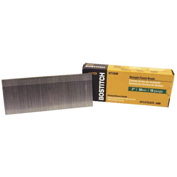  Bostitch  Coated Brad Nail 18 Gauge  2 Inch  2000 Count BT1350B