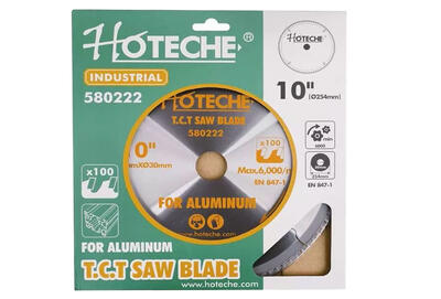 Hoteche TCT Saw Blade For Aluminum 7-1/4x5-8 Inch 80T 1 Each 580204