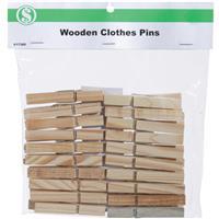  Smart Savers Spring Wood Clothes Pins 20 Piece 1 Each HH001-20