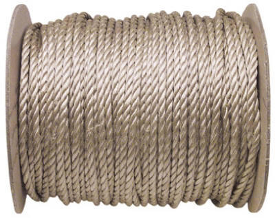  Richelieu Unmanilla Rope 1/4 Inchx1200 Foot  Brown 1 Foot 14176 644701TV