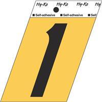  Hy-Ko Number 0 3-1/2 Inch Gold Aluminum 1 Each GG-25/0