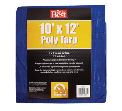 Do It Best Tarpaulin  10x12 Feet Blue  1 Each 725317