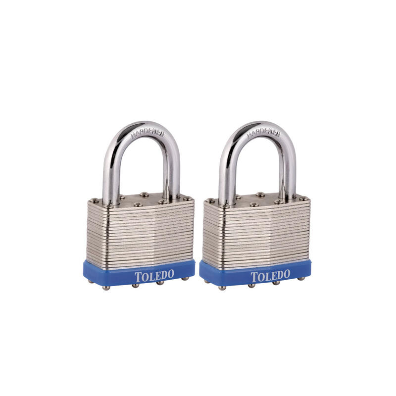 Toledo Keyed Alike Laminated Padlock  40mm 1 Each T-L40KA2