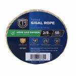  Tru Guard  Sisal Rope Twisted 3/8 Inchx50 Foot 1 Each 642131