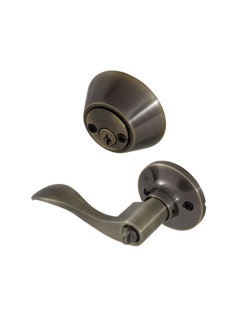 COMBO SET LEVERW/DBL D/BOLT AB