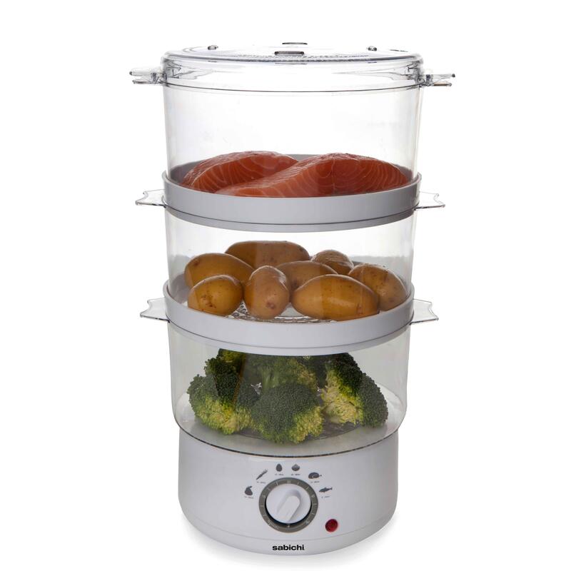 Sabichi Manual Food Steamer 3Tier 400W 1 Each 89557