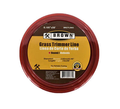  Brown USA Trimmer Line 0.105x50 Foot 1 Each BRGTL0003