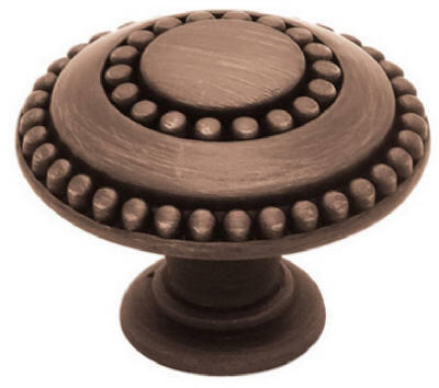Liberty Double Beaded Knob 1-1/2 In Ven Bronze 1 Each 11537