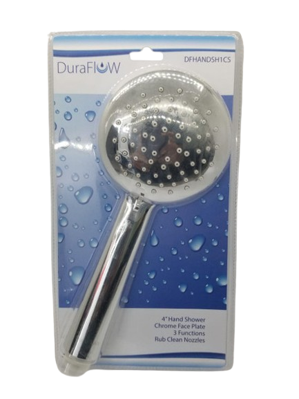  Hand Shower 3 Jets  4 Inch  Chrome 1 Each DFHANDSH1CS