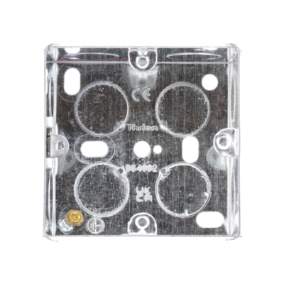 1 GANG GALV FLUSH BOX 47MM